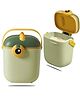 Comercio DINO PRINT 550Ml Baby Formula Dispenser with Scoop, Food grade PP Double Layer Anti-Leak Milk Powder Dispenser Container - Color & Design May Vary