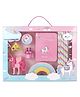 Comercio Unicorn Stationery Set - Pink