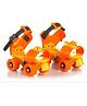 Comercio Adjustable Inline Skating Shoes for Kids New Roller Skates for School Sports - PACK OF 1 - COLOR MAY VARY