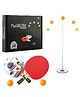 COMERCIO Table Tennis Rebound Trainer Toys with Rackets and Balls Base Training Practice Set for Kids - Multicolor