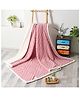 Butterthief Cozy Super Soft Warm Double Layered Kids Sherpa Blanket - Light Pink