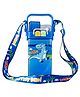 SCHOOLISH Dino Kid's Cartoon Water Bottle with Adjustable Strap  Cute Double Drinking Straw Cup | Leak-Proof, Portable Tumbler Perfect for School & Outdoor Fun - PACK OF 1 - COLOR MAY VARY