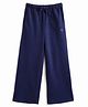 Campana Cotton Terry Solid Wide Track Pant - Denim Melange
