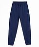Campana Cotton Terry Solid Joggers - Denim Melange