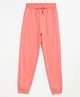 Campana Cotton Terry Solid Joggers - Pink