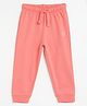 Campana Cotton Terry Solid Joggers - Pink