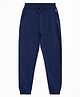 Campana Cotton Terry Solid Joggers - Denim Melange