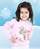 BownBee Full Sleeves Reversible Sequin Embellished  Sweatshirt - Pink