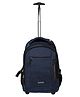 NOVEX Epistle Soft Sided Laptop Trolley Backpack with 2 wheels - Blue | Backpack Trolley | Laptop Roller Case