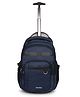 NOVEX Epistle Pro Soft Sided Laptop Trolley Backpack with 2 wheels - Blue | Backpack Trolley | Laptop Roller Case