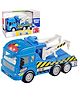 Bunie 6 Wheel Drive City Service Crane Truck Toy with Light & Sound  Multicolor