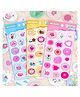 Bunie 3D Cute Puffy Kawaii Stickers Set  Pack of 3 Sheets Multicolor