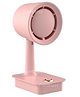 Bunie Portable Desktop Fan with Phone Holder Stand  Pink