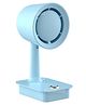 Bunie Portable Desktop Fan with Mobile Holder Stand  Blue