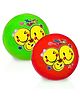 Bunie Colorful Silicone Inflatable Ball for Kids  Pack of 2 Random Color
