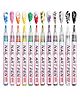 Bunie 3D Painted Drawing Nail Art Pens  12 Colors