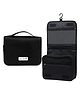 Bunie Travel Toiletry Organizer Bag with Hanging Hook  Black