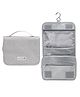 Bunie Travel Toiletry Organizer Bag with Hanging Hook  Grey