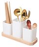 Bunie Funeiko Self Draining Tableware Storage Box for Kitchen, Dining Table  Multicolor
