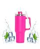 Bunie 1200 ML Tumbler with Lid, Straw and Handle Design  Pink