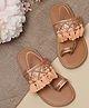 Mine Sole Sequin Embellished Kolhapuri Sandals - Multi Colour