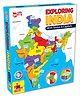 Little Berry Exploring India Puzzle Map with State Capitals - Learning & Education Toy (25 pcs)