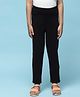 BIBA Cotton Lycra Solid Jeggings - Black