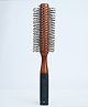 Organic B's Papdi wood hair roller brush | Rubber Handle
