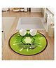 House of Quirk Dish Drying Mat for Kitchen Counter Cute Print Drainer Mats Rack Holder Countertop Absorbent Baby Bottles Coffee Pads 40x50cm- Kiwi