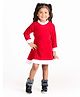 Itsmycostume Christmas Theme Full Sleeves Santa Claus Costume Dress - Red