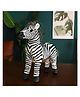 Tickles Standing Zebra Soft Stuffed Plush Animal Toy for Kids Boys & Girls (Height 30 cm Color: Black and White)