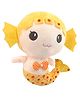 Tickles Cute Mermaid Doll Soft Stuffed Plush Toy for Kids Girls Birthday Gifts (Color: Yellow Height 20 cm)
