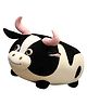 Tickles 30 cm Cartoon Cow Plush Soft Stuffed Toy Animal for Kids Room ( Color White and Black)