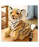 Tickles Siberian Jungle Tiger Soft Stuffed Animal Plush Toy for Kids Birthday Gifts (Color: Yellow & Black Height 35 cm)