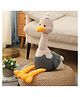 Tickles Cute Ostrich Soft Stuffed Plush Toy for Kids Birthday Gifts (Color: Grey Height 30 cm)