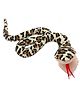 Tickles Hissing Cleo Snake Stuffed Soft Plush Animal Toy for Kids Room (Size: 55 cm Color: Cream)