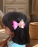 NYRA DESIGN STUDIO Mermaid Tail & Bow Designed Hair Clip - Pink & Golden