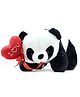 Tickles 48 cm Panda with I Love You Heart Balloon Soft Stuffed Plush Animal Toy For Kids Boys & Girls Birthday Gifts Valentine's Gift (Color Black & White)