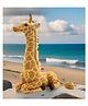 Tickles Sitting Giraffe Soft Stuffed Plush Animal Toy for Kids Boys & Girls Birthday Gifts (Color: Brown Size: 25 cm)