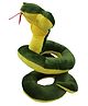 Tickles Snake Soft Stuffed Plush Animal Toy for Kids Boys & Girls Birthday Gifts  Green - Length 25 cm