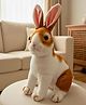 Tickles Height 40 cm Cute Rabbit Soft Stuffed Plush Animals Toy for Kids Birthday Gift White & Brown