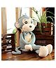 Tickles Monkey Soft Stuffed Plush Animal Toy for Kids Boys & Girls Birthday Gifts (Color: Green Length 35 cm)