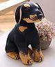 Tickles Rottweiler Dog Soft Stuffed Animal Plush Toy for Kids Boys & Girls (Size: 25 cm Color: Black)