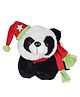Tickles Christmas Panda with Muffler Plush Animal Soft Toy Soft Stuffed Christmas Gift for Kids (Color: Black & White Size: 26 cm)