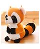 Tickles 20 cm Brown Soft Cute Raccoon Stuffed Plush Animal Toy for Kids (Color Brown )
