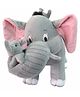 Tickles Mother Elephant with Two Babies Soft Stuffed Plush Toy for Kids Baby Boys & Girls Birthday Gifts Home Decoration (Color: Grey Size: 41 cm)