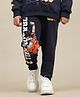 Kidsville Anime Featuring Dragon Ball Z Printed Joggers - Navy Blue