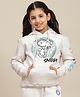 Kidsville Peanuts Featuring Full Sleeves Snoopy Printed Hoodie - Grey