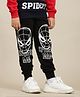 Kidsville Marvel Avengers Featuring Spiderman Printed Joggers - Black