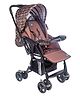 Mee Mee Baby Pram Baby Stroller Easy to Push,Locking Wheels,One Hand Folding,for 0 to 3 Years Baby3 Recline Position Stroller (Brown)